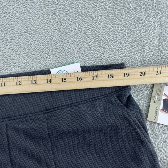Mondetta Herringbone Straight Leg Pants XL Recycled Polyester Blend NWT 2572 - Picture 6 of 11